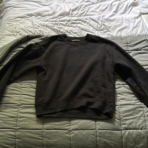 Zara Basic Black Crewneck
